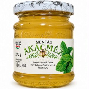 Mentás akácméz