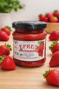 Liofilizált epres krémméz