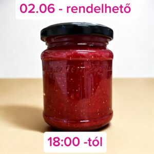 Liofilizált málnás krémméz