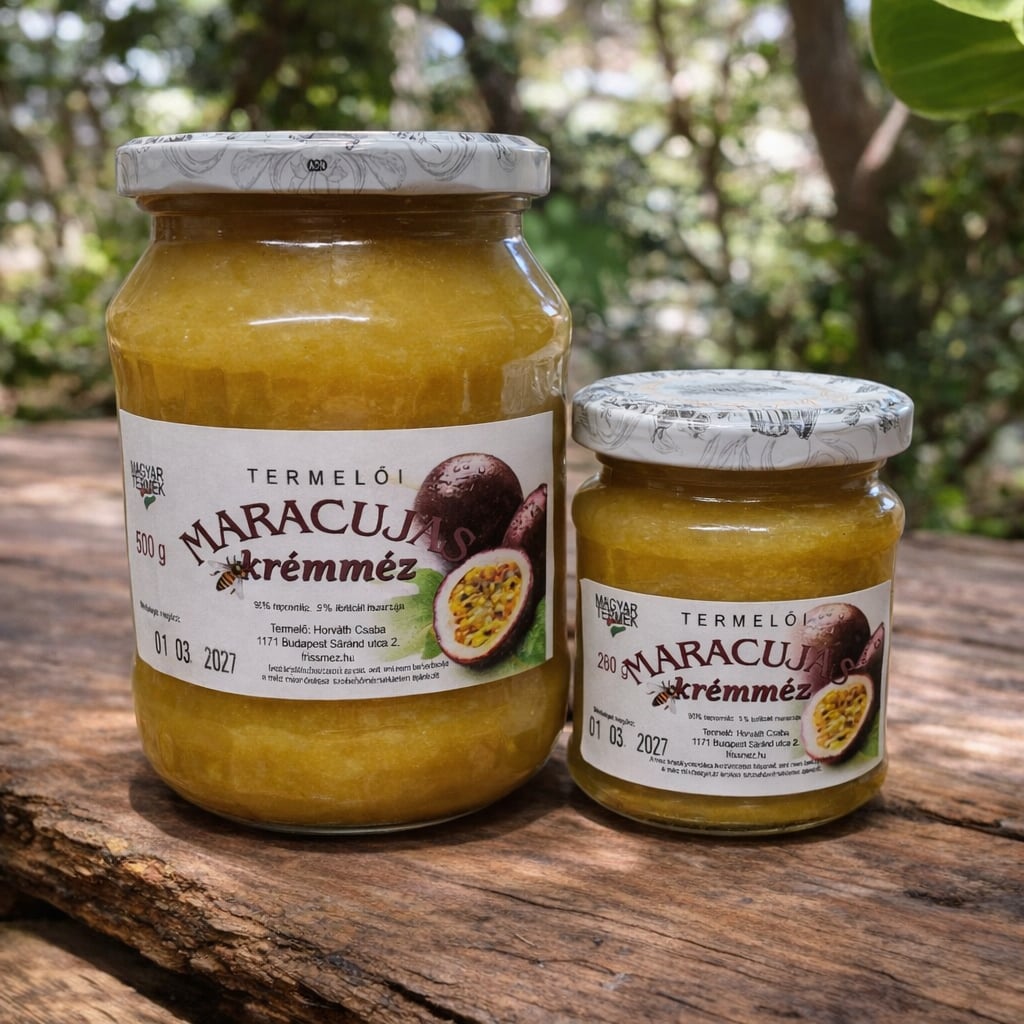 Liofilizált maracujás krémméz