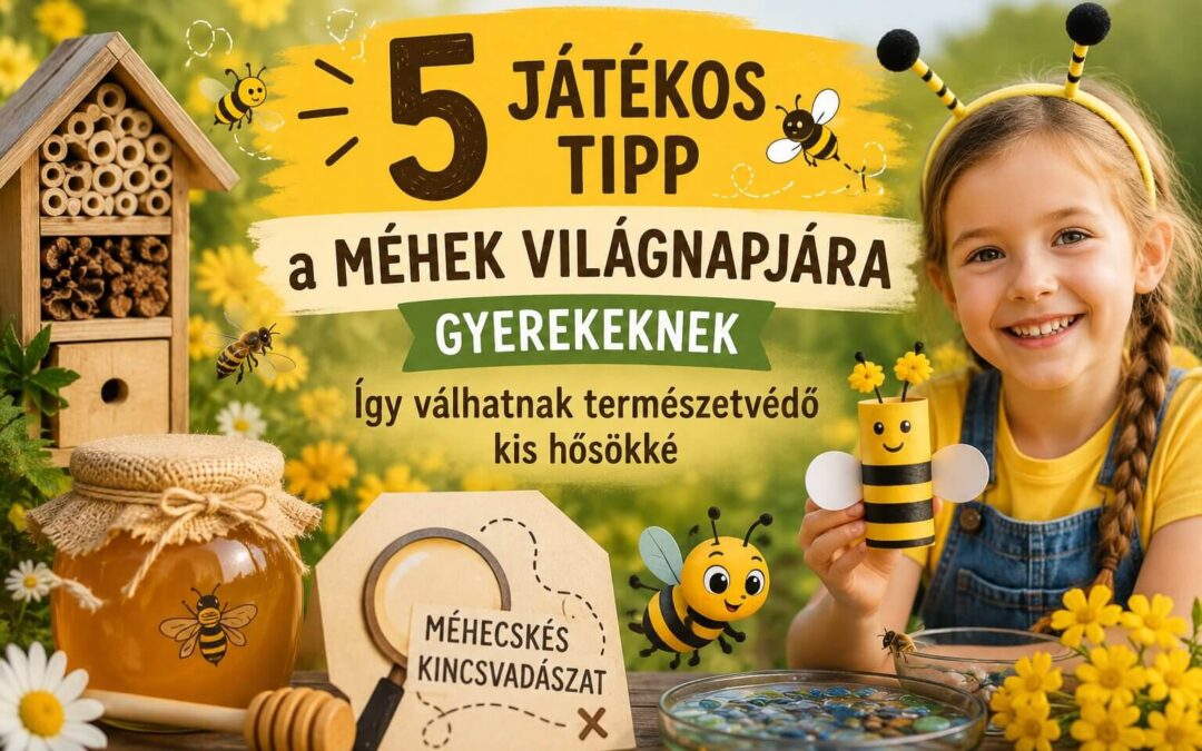 5 játékos tipp a Méhek Világnapjára gyerekeknek