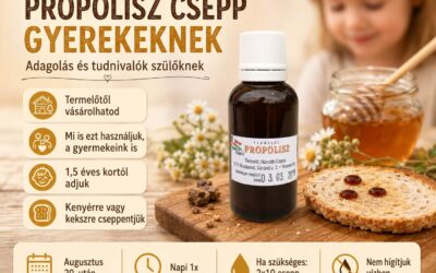 Propolisz csepp adagolása gyerekeknek
