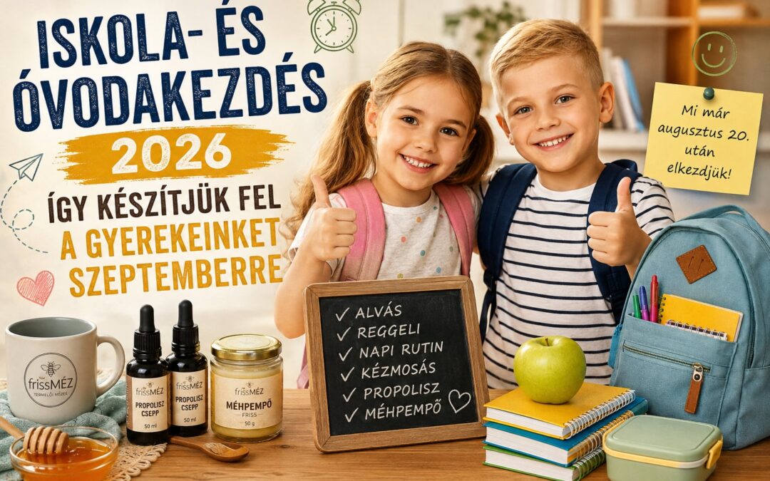 Iskola- és óvodakezdés 2026 így készítjük fel a gyerekeinket