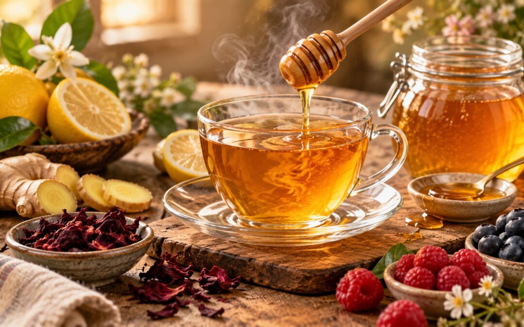 Mézes tea